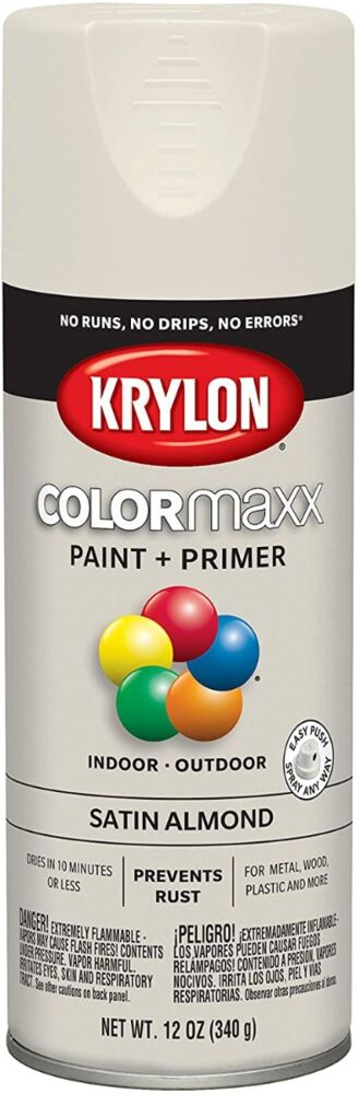 Spray Paint Satin Almond - 12oz