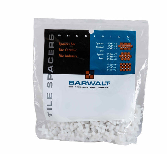 3/16" Barwalt Precision Tile Spacers - 150 Pack