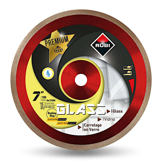 Rubi Glass Wet Saw Blade 7"