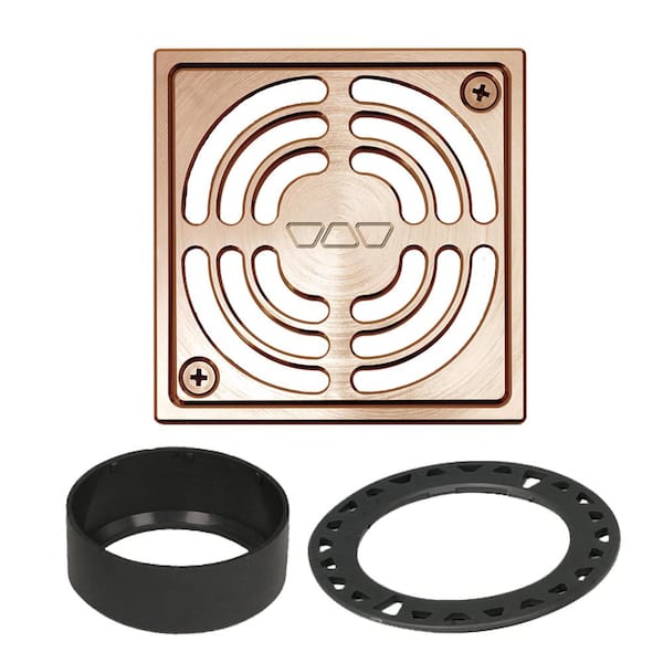 Kerdi Grate Kit - Classic - Copper - 4x4